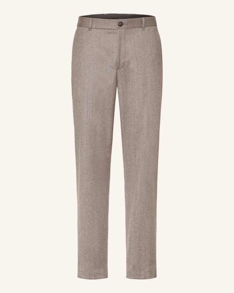 HUGO BOSS Anzughose Perin Tapered Fit braun 240