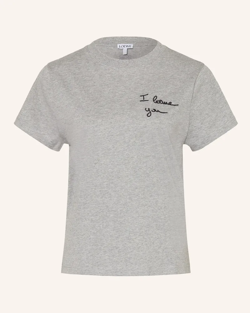 Loewe T-Shirt grau Grau