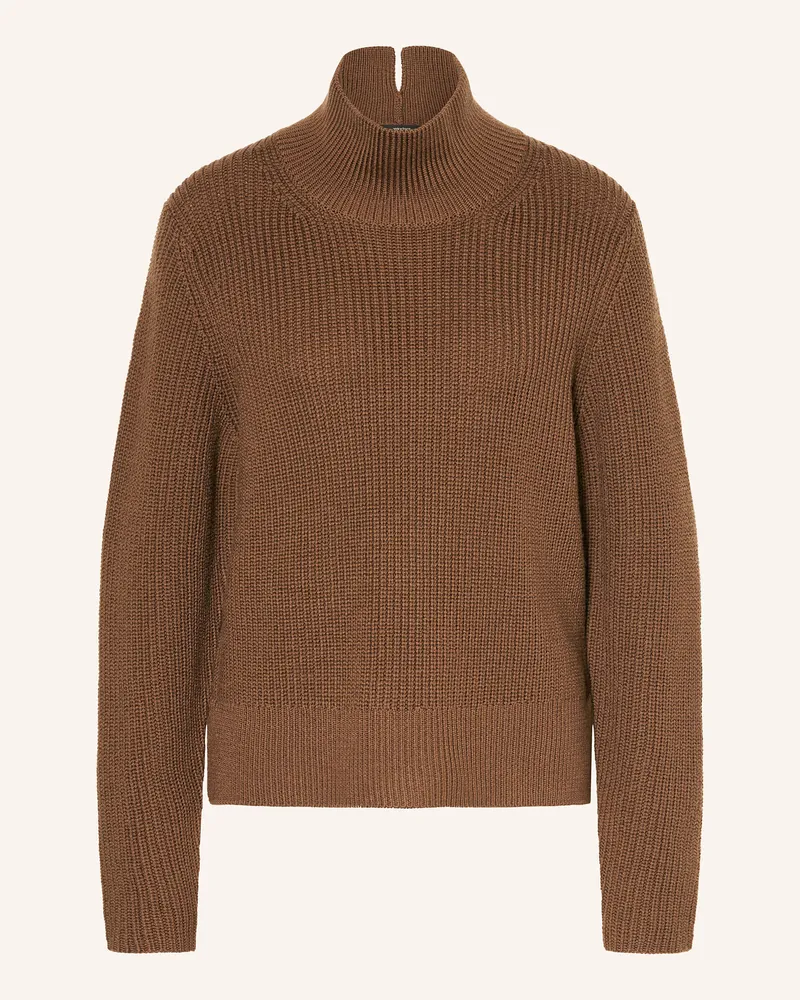 windsor. Pullover aus Merinowolle Braun