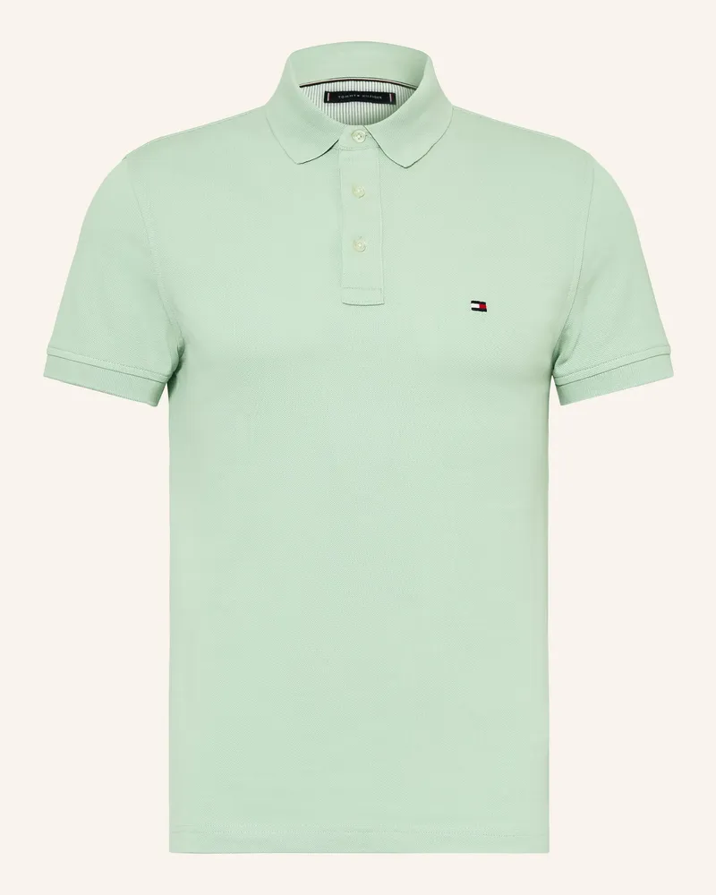 Tommy Hilfiger Piqué-Poloshirt Slim Fit gruen Mint