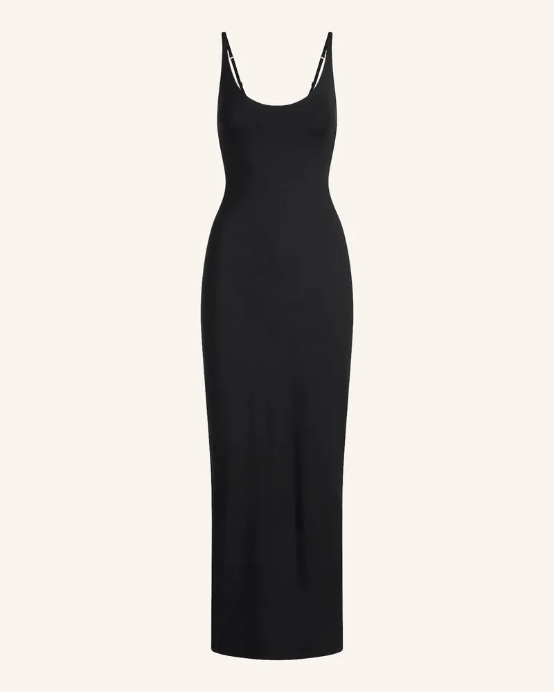 SKIMS Lounge-Kleid SMOOTH LAYERS Obsidian