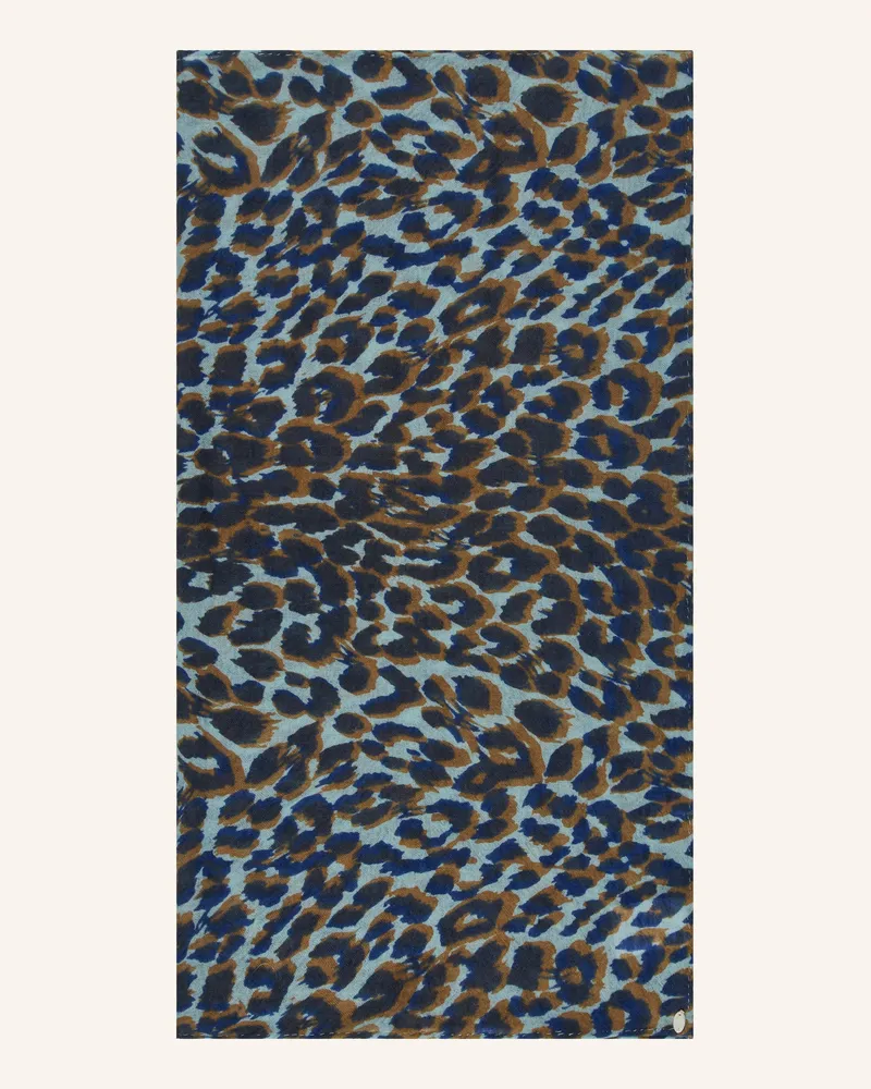 Friendly Hunting Cashmere-Tuch blau Türkis