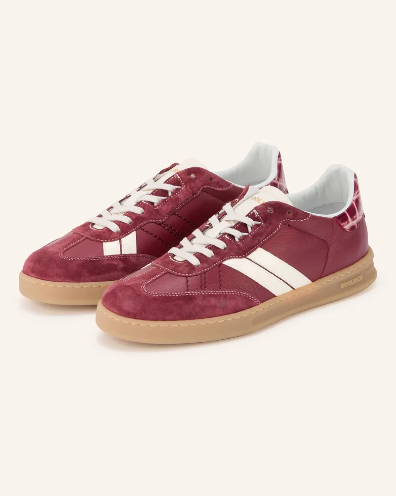 Woolrich Sneaker Dunkelrot