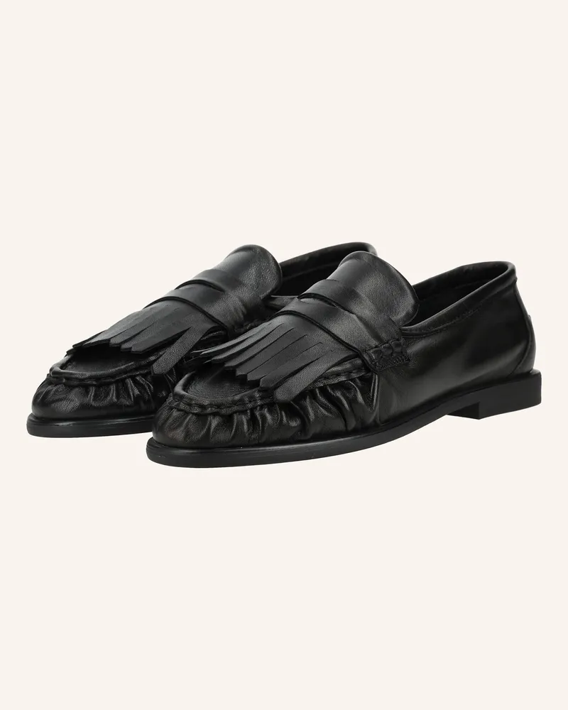 Pavement Slipper Elmira Fringle schwarz Schwarz