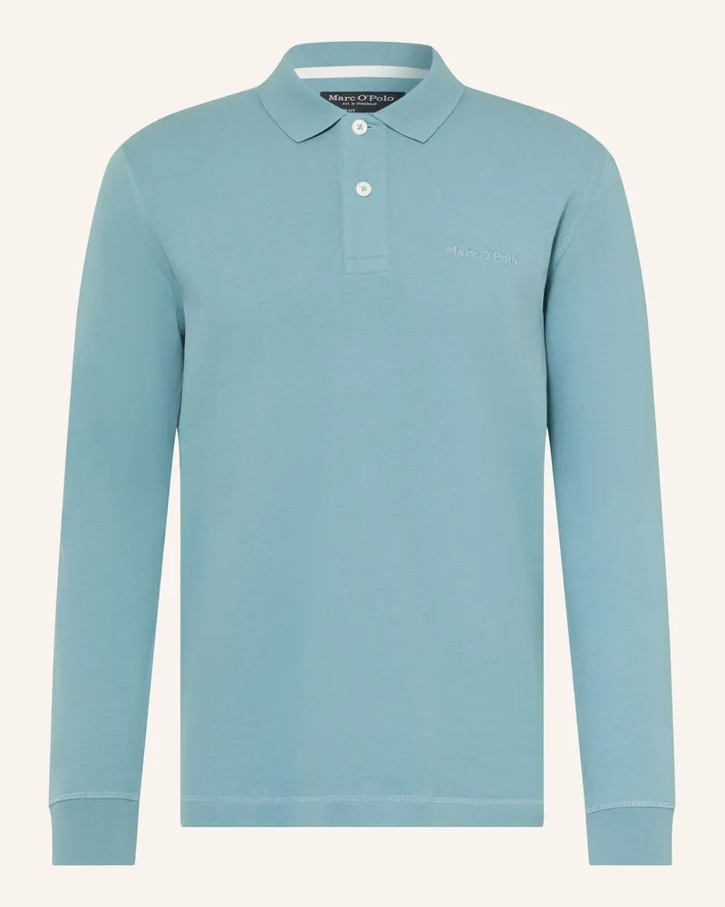 Marc O'Polo Jersey-Poloshirt blau Hellblau