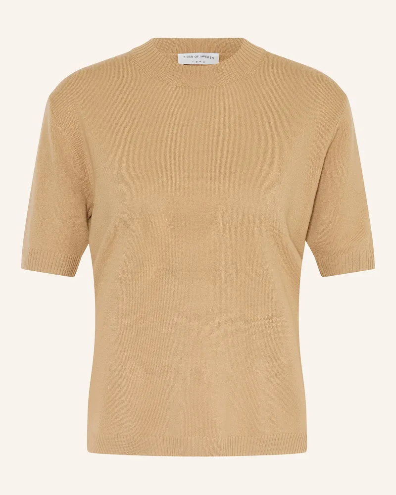 Tiger of Sweden Strickshirt May Aus Merinowolle beige Camel