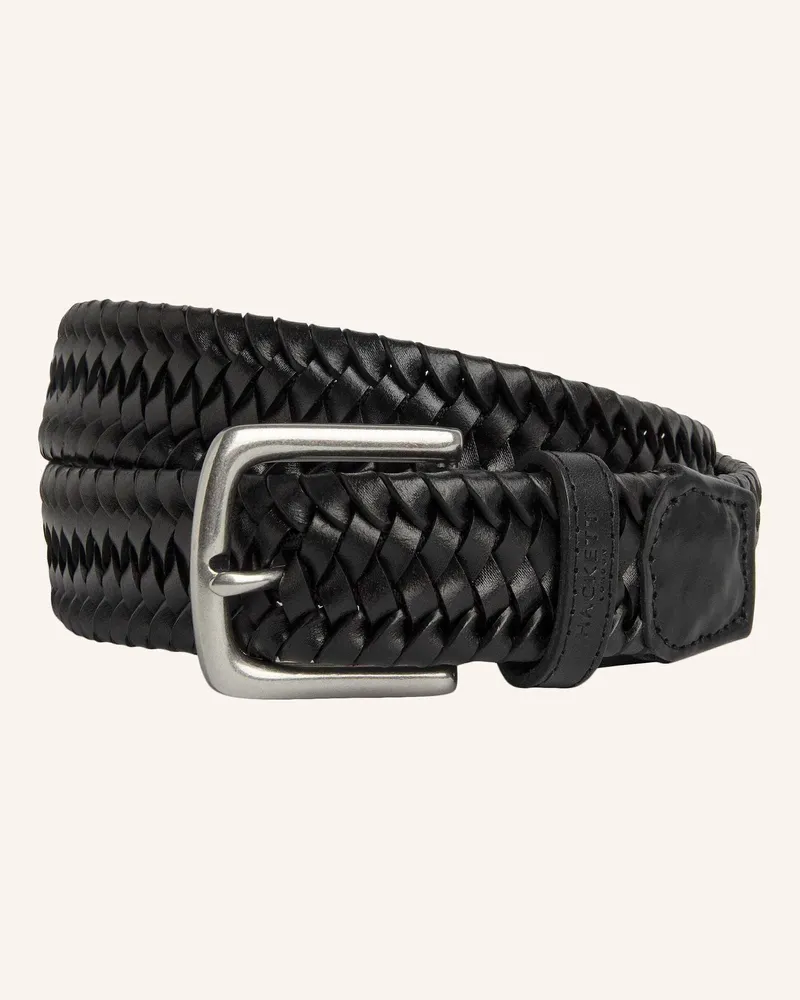 Hackett Gürtel TUBULR CRD PLAIT BLT Schwarz