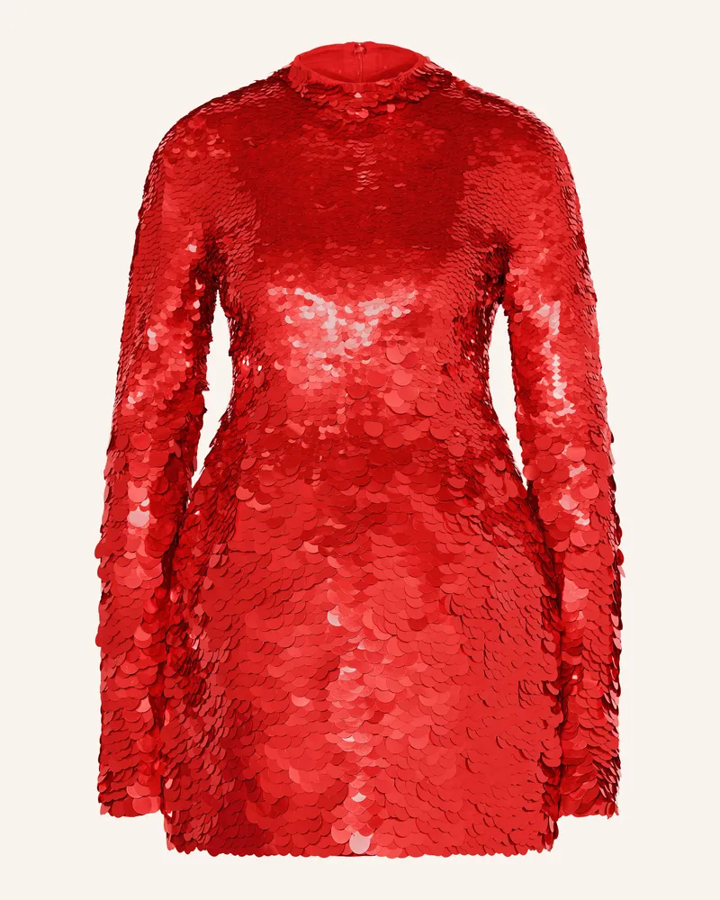 SPORTMAX Cocktailkleid TEFRITE04 mit Pailletten Rot