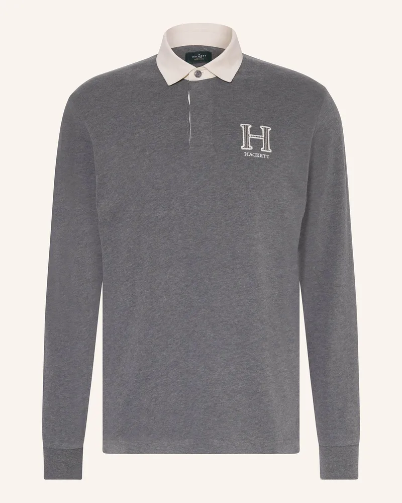 Hackett Rugbyshirt HERITAGE Grau