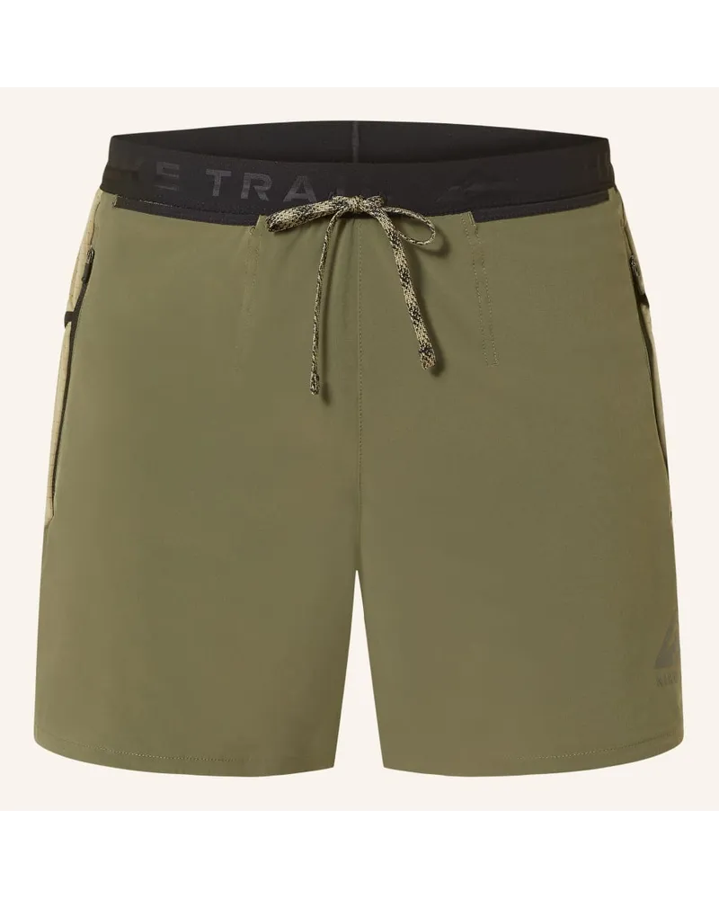 Nike 2-in-1-Laufshorts TRAIL SECOND SUNRISE Gruen