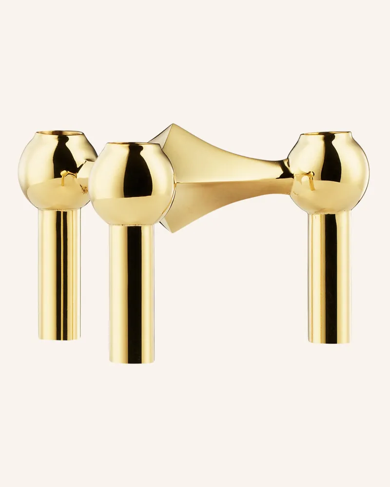 STOFF Nagel Kerzenhalter gold Gold