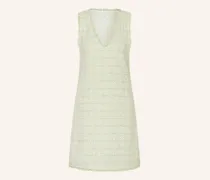 Etuikleid aus Tweed mit Pailletten