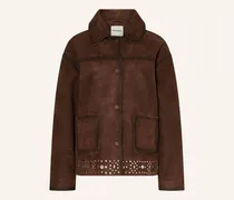 Lederjacke mit Nieten