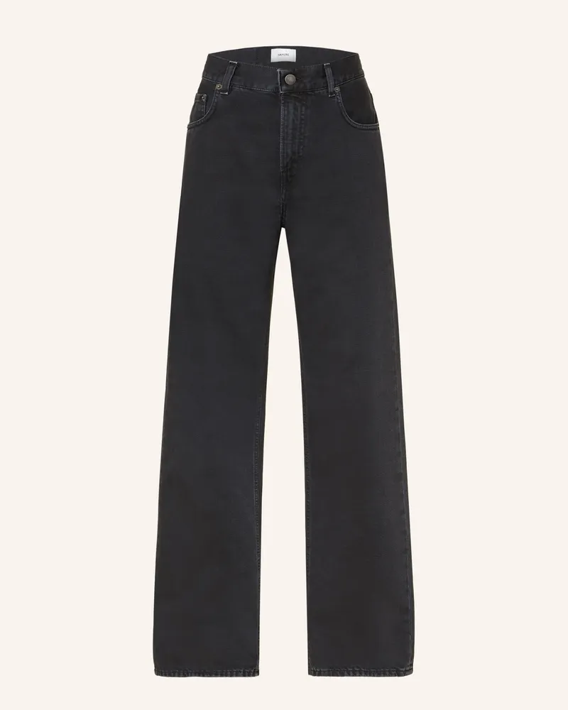 Haikure Straight Jeans Bonnie Bull 44 schwarz T0491