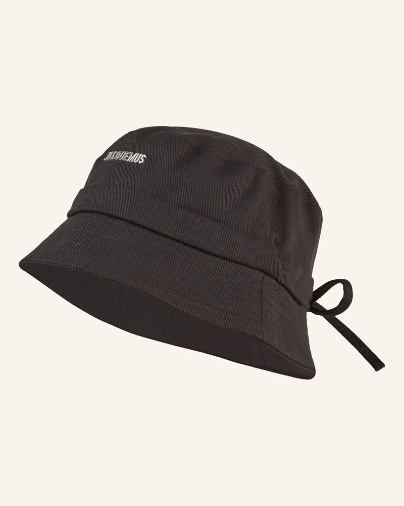 Jacquemus Bucket-Hat Schwarz