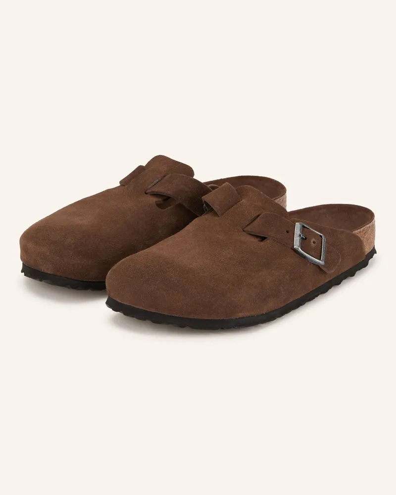 Birkenstock Pantoletten BOSTON Dunkelbraun
