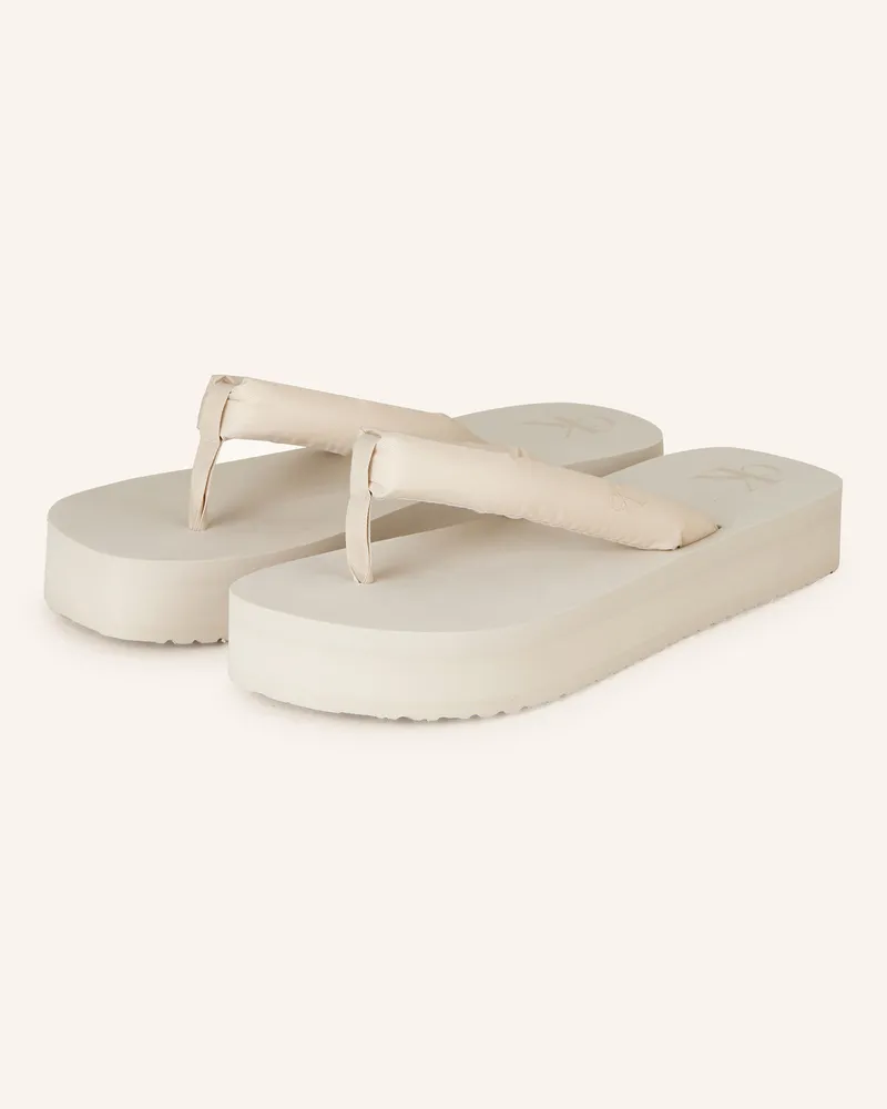 Calvin Klein Zehentrenner Creme