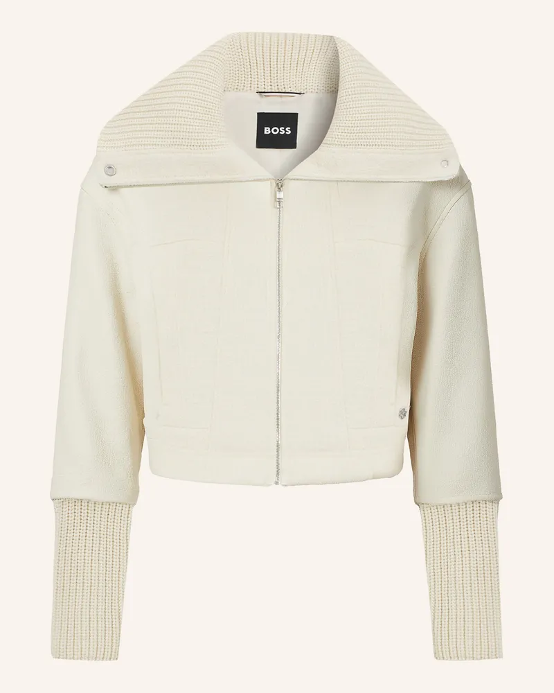 HUGO BOSS Blazer JAFEDA1 Regular Fit Weiss