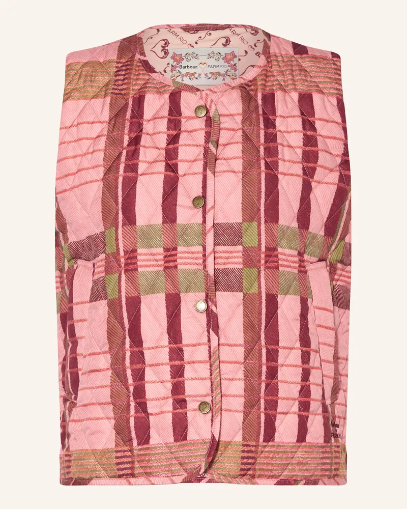 Barbour Steppweste FERNANDA LI Rosa