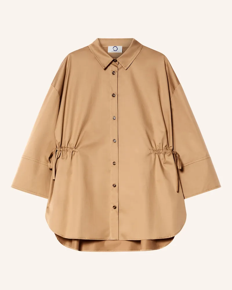 Marina Rinaldi Hemdbluse Memore Mit 3/4-Arm beige Beige