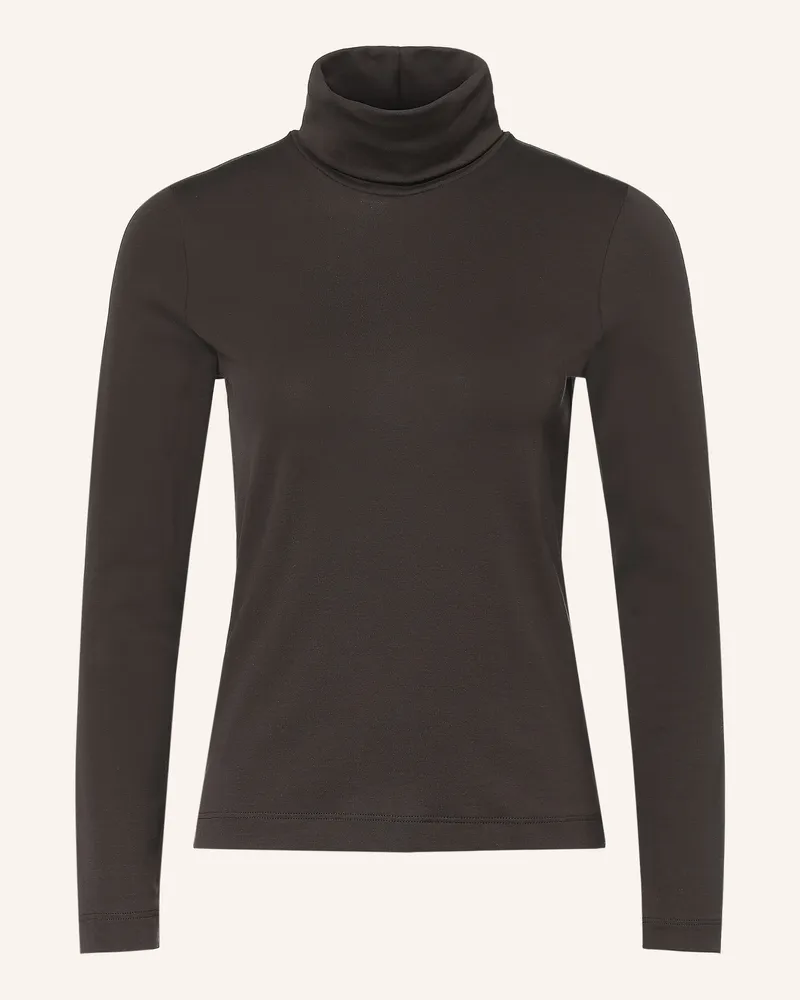 lilienfels Rollkragenshirt braun Dunkelbraun