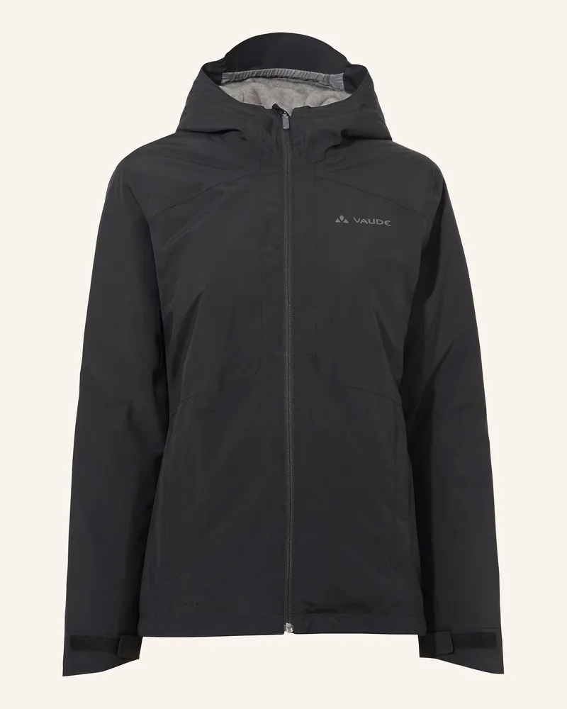 Vaude Outdoor-Jacke W MORKON WOOL JACKET Schwarz