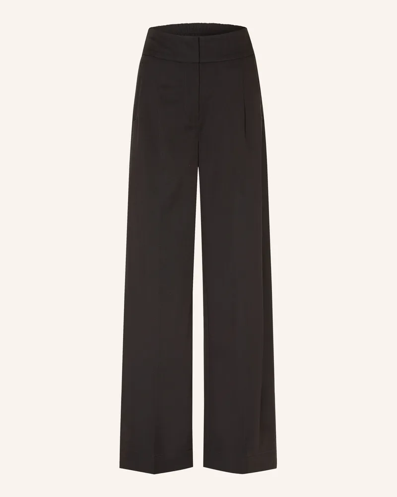 HUGO BOSS Marlenehose Tarima schwarz Schwarz