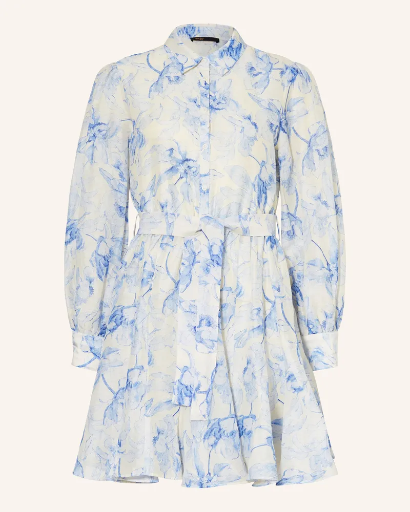 Maje Hemdblusenkleid Weiss
