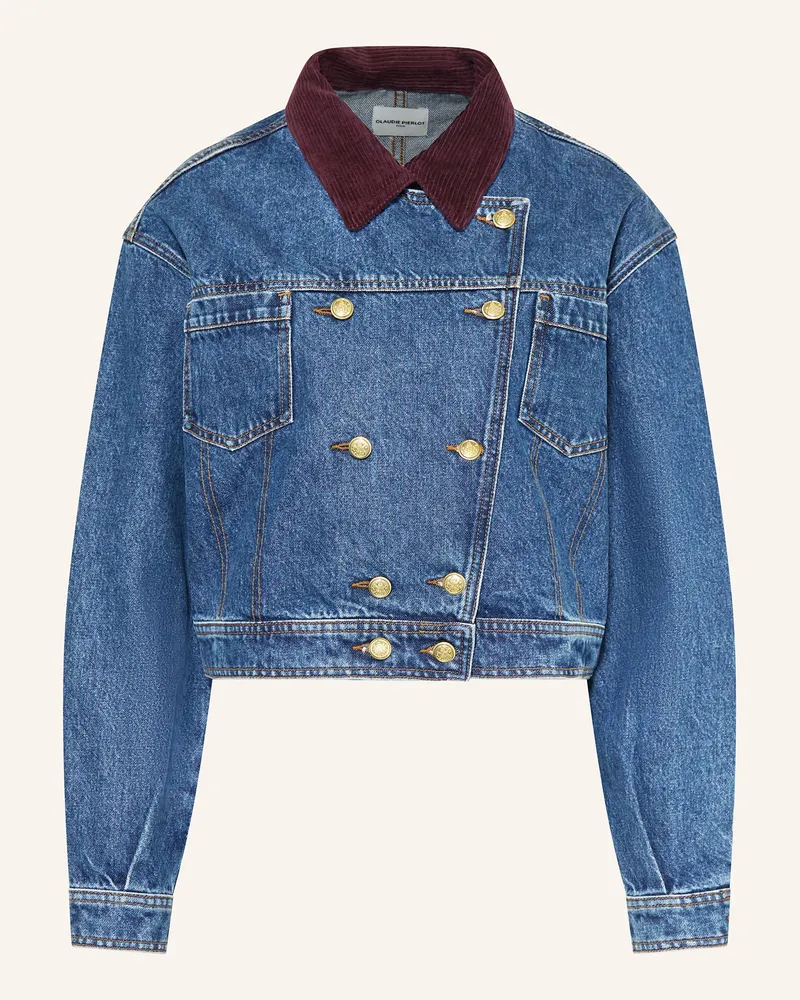 Claudie Pierlot Jeansjacke Dunkelblau