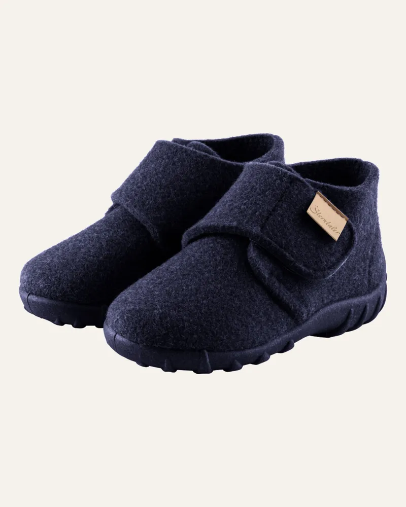 Sterntaler Hausschuh UNI Blau