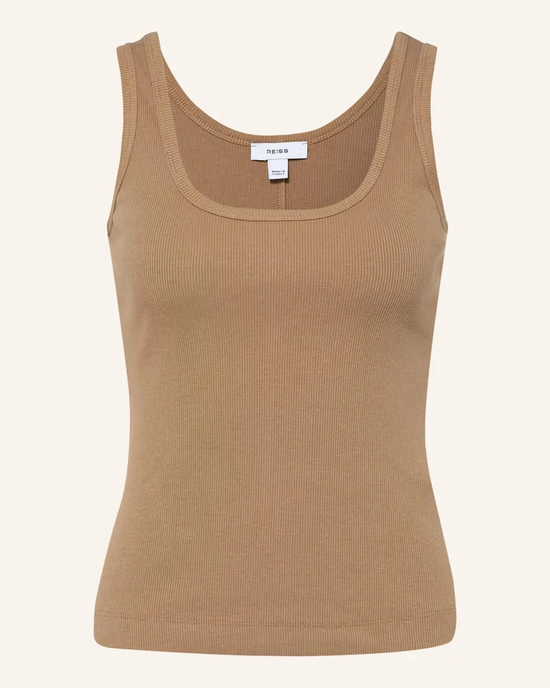 Reiss Top Violet beige Cognac