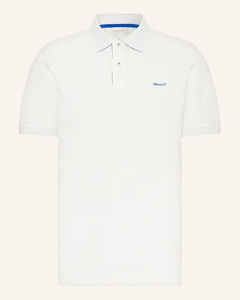 Gant Piqué-Poloshirt Weiss