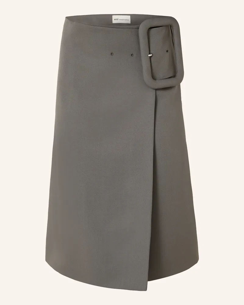 AMI Paris Wickelrock Dunkelgrau