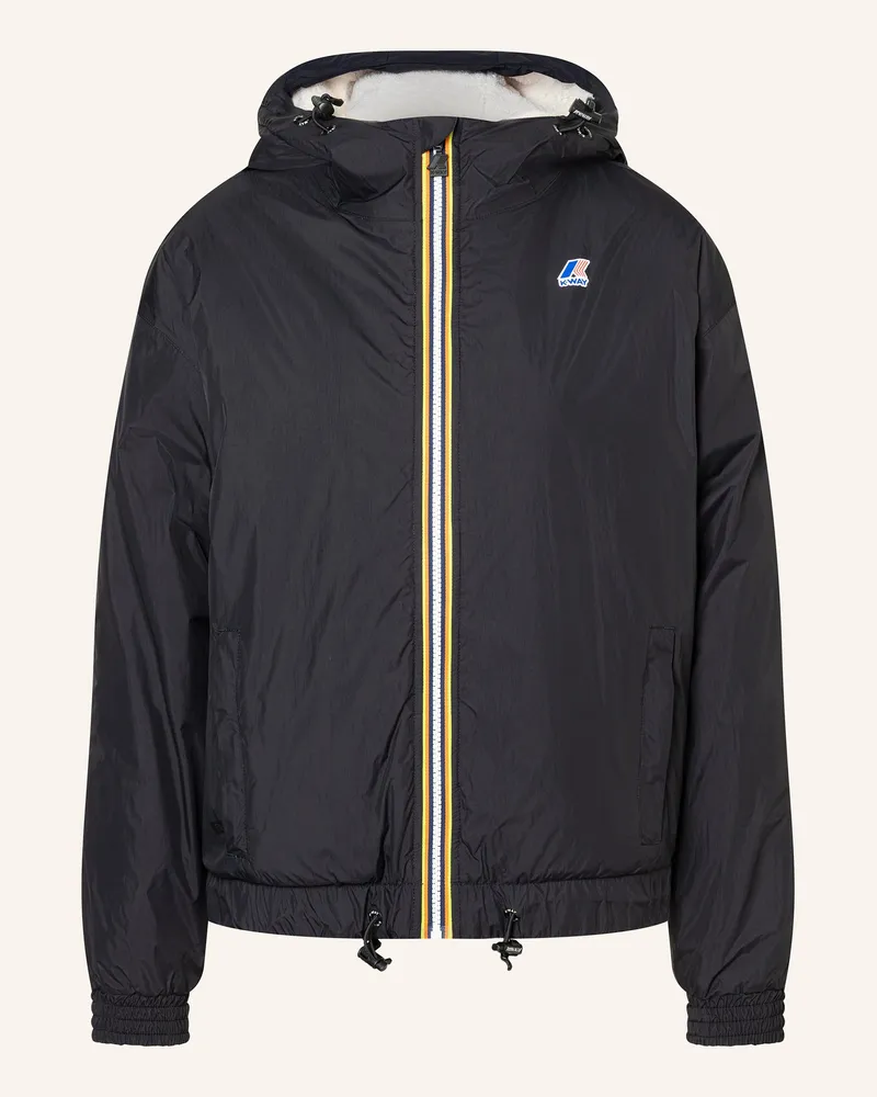 K-Way Winterjacke LE VRAI 4.0 ALBINE ORSETTO Schwarz