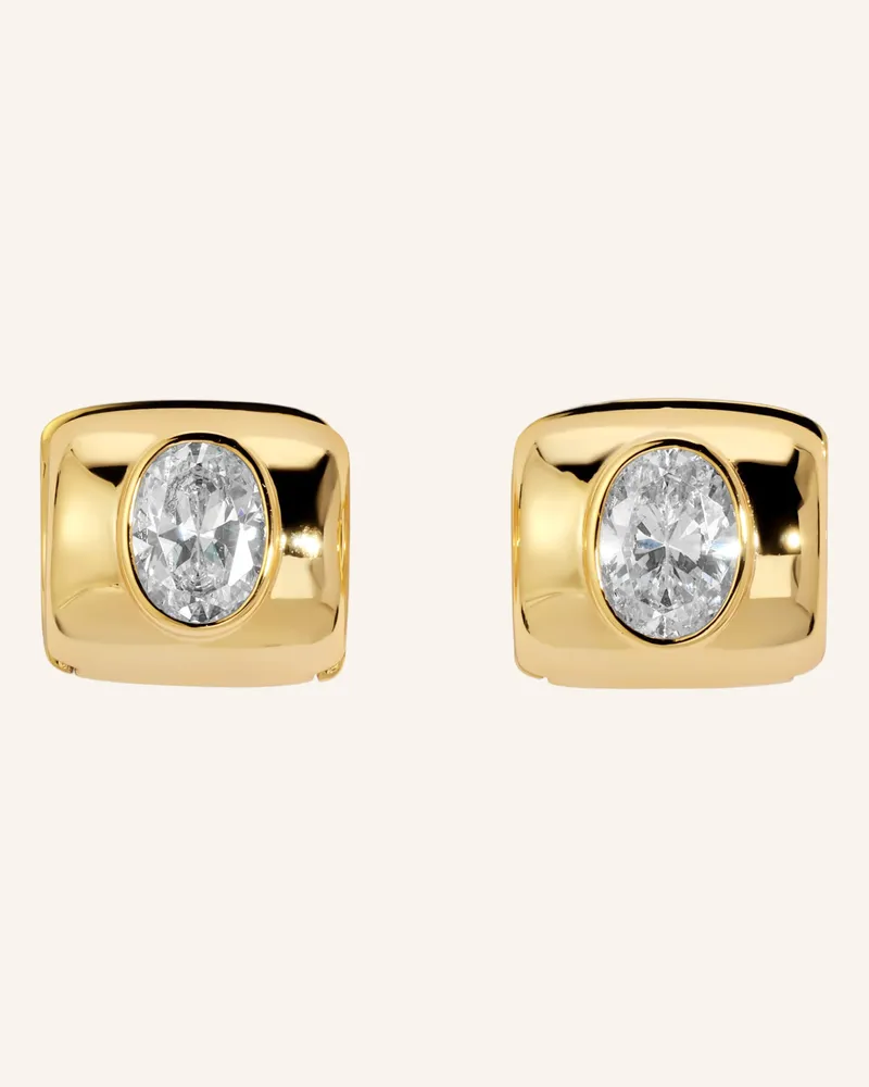 Lili Claspe Ohrstecker Lustre Hoops By Glambou gold Gold