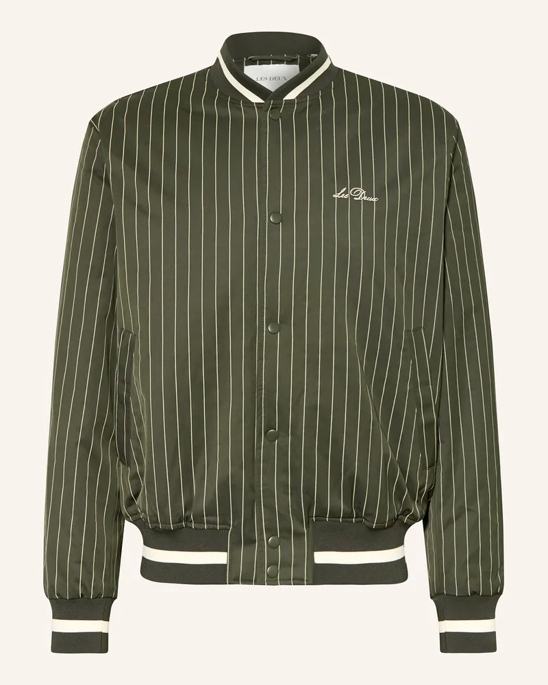 LES DEUX Blouson VARSITY Dunkelgrün