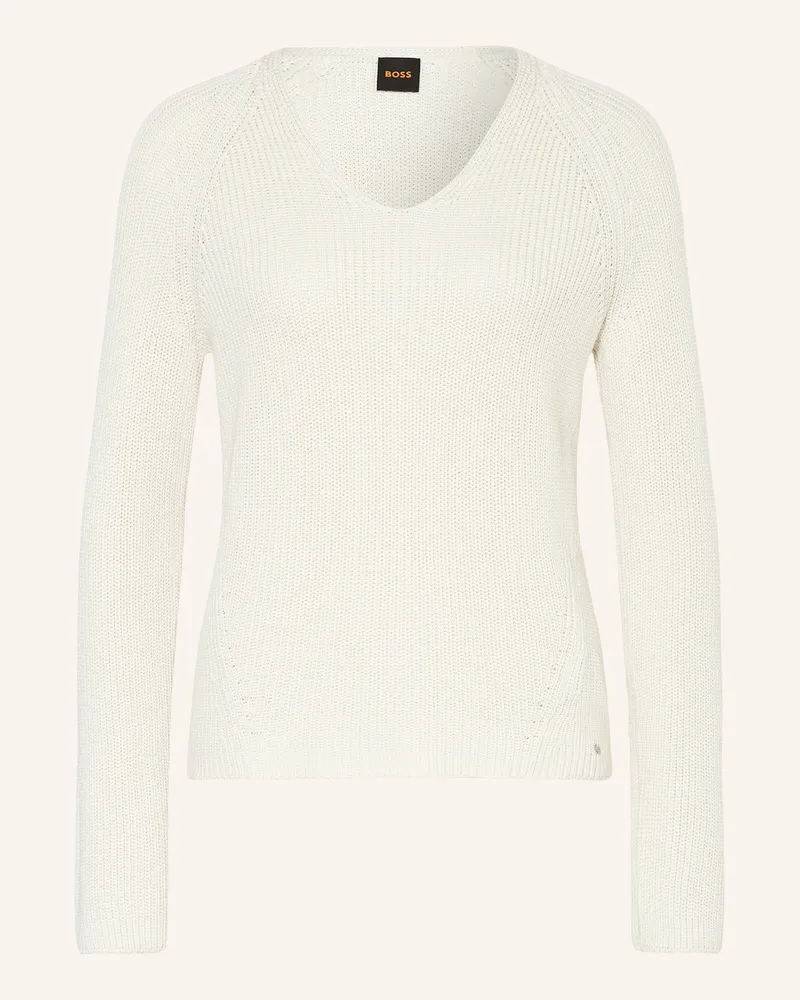 HUGO BOSS Pullover FARDIN Ecru