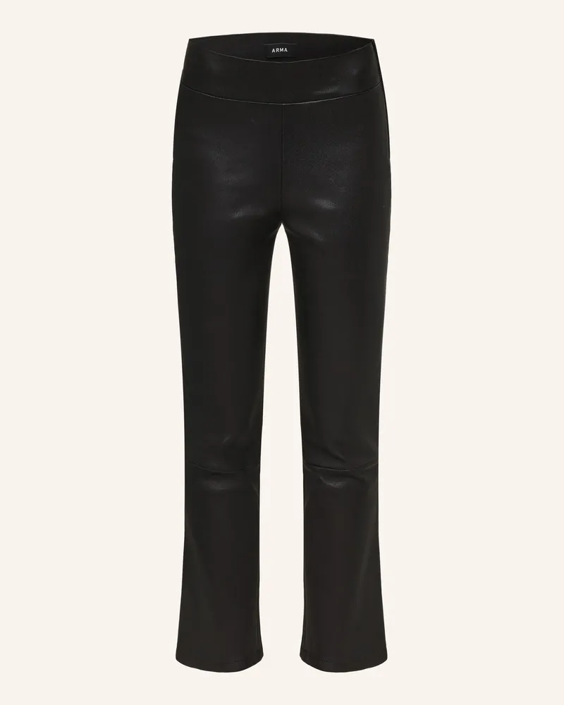 Arma Lederhose schwarz Schwarz