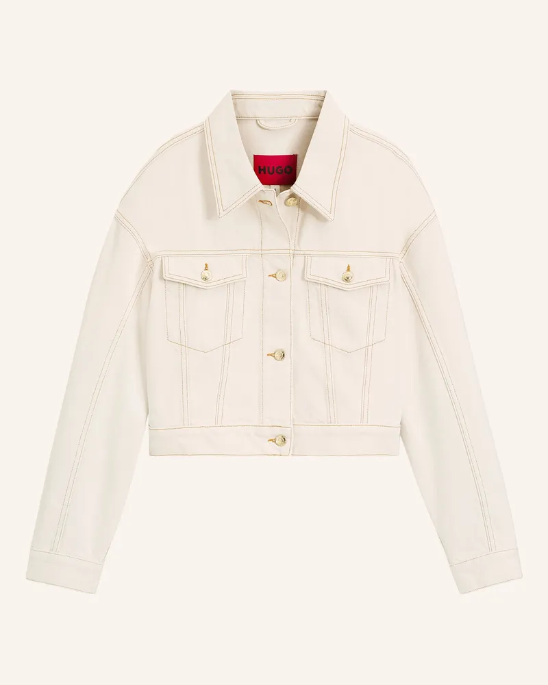 HUGO BOSS Jeansjacke Gisolia beige 103