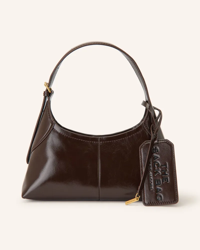 Marc Jacobs Handtasche The Small Belted Sack Bag braun Dunkelbraun