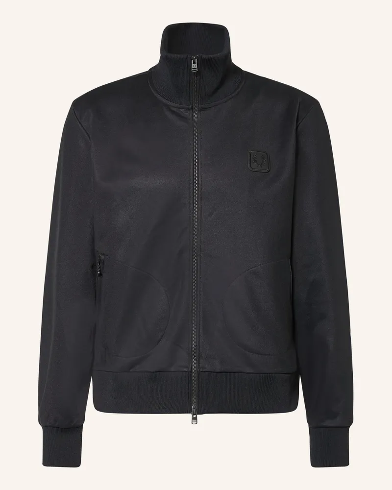Fred Perry Sweatjacke schwarz Schwarz