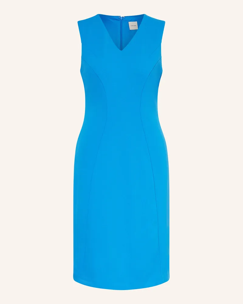 Calvin Klein Etuikleid blau Neonblau