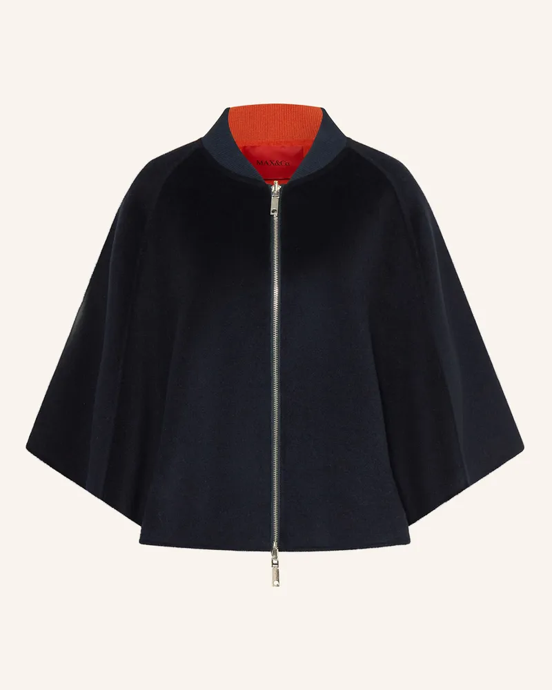 MAX&Co. Cape zum Wenden Dunkelblau
