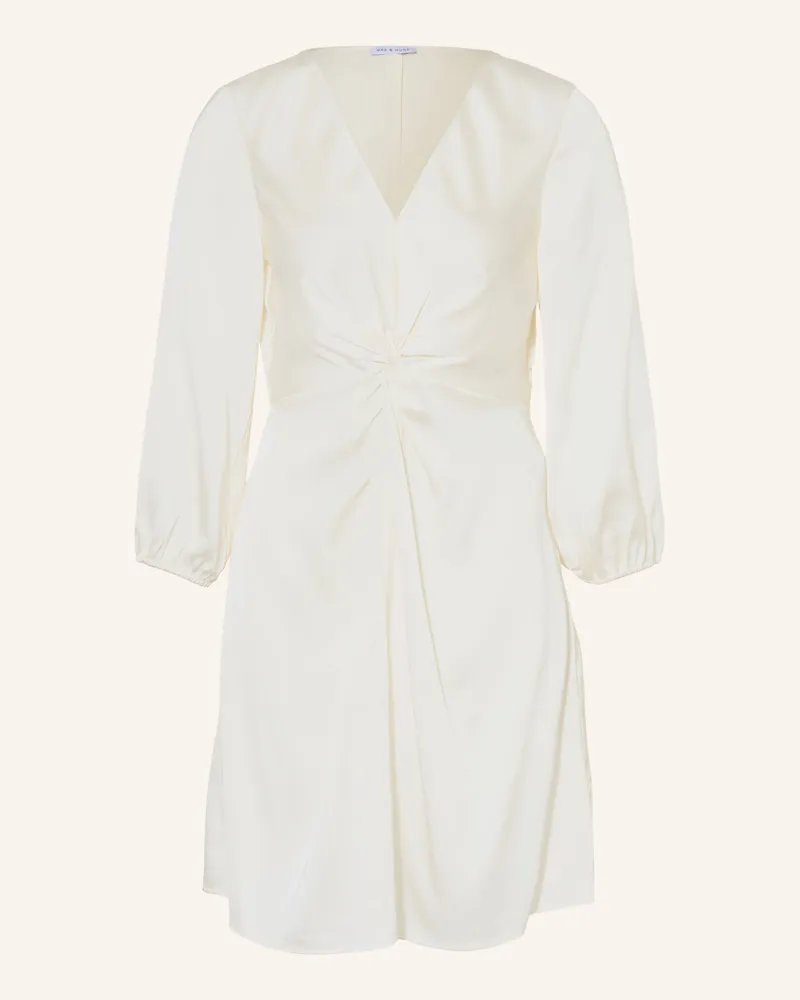 Mrs & HUGS Satinkleid Weiss