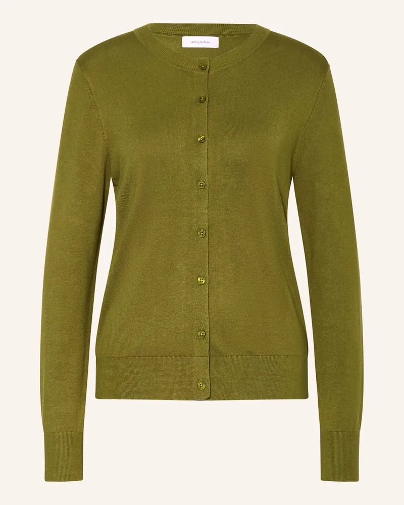 Darling Harbour Strickjacke gruen Olive