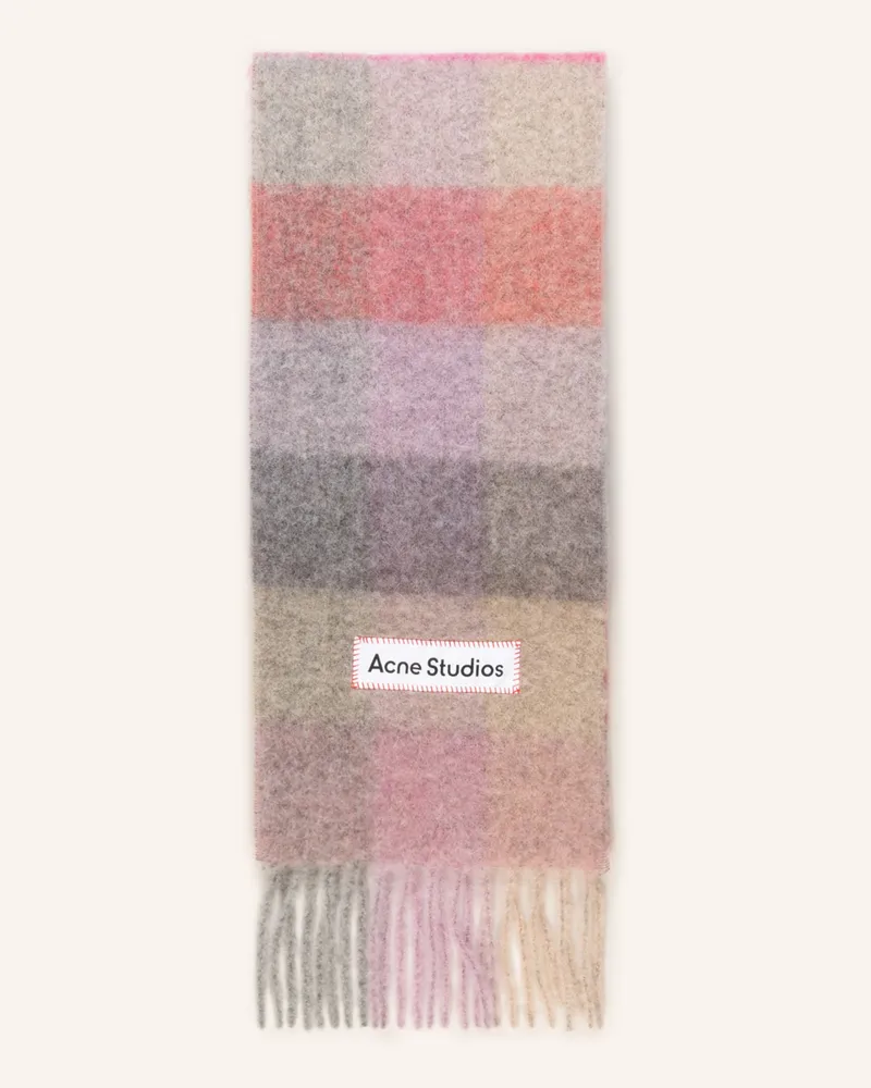 Acne Studios Schal mit Alpaka Fuchsia