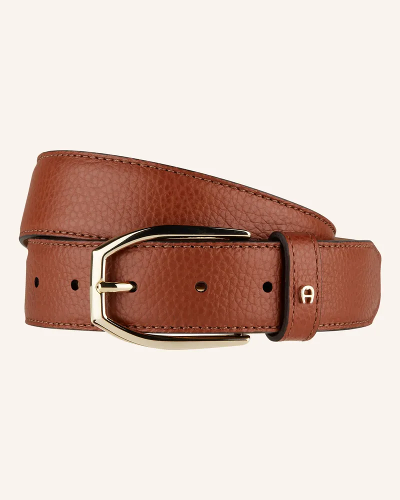 Aigner Ledergürtel CASUAL Cognac