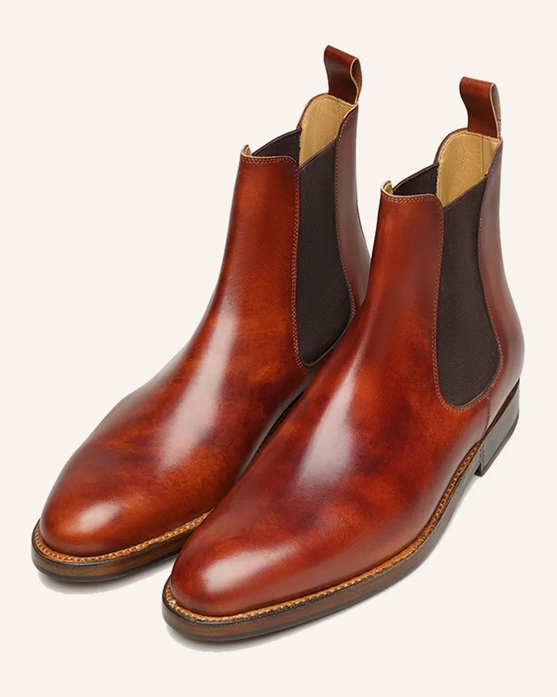 Heinrich Dinkelacker Boots LUZERN PLAIN TC Cognac