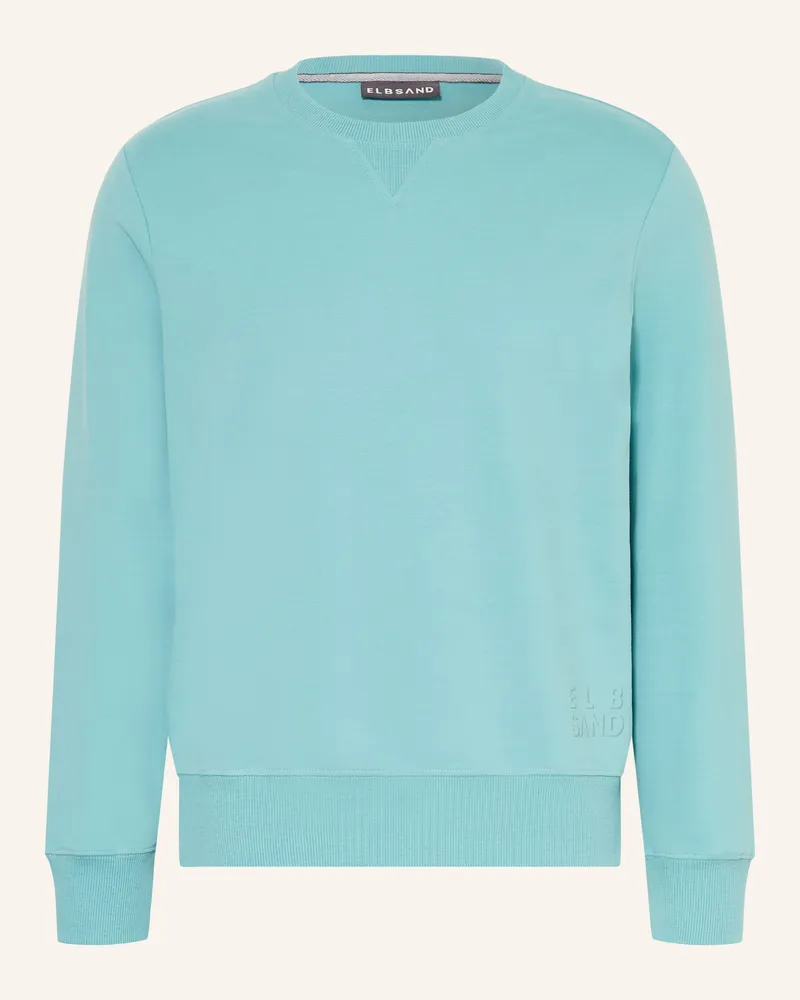 ELBSAND Sweatshirt Doran blau Neontürkis