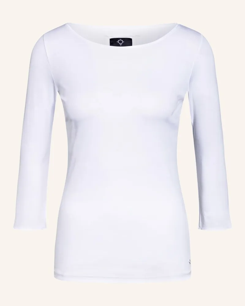 Boviva Shirt mit 3/4-Arm Weiss